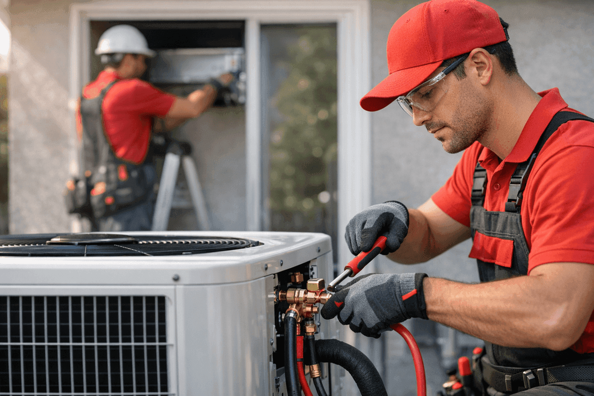 AC Installation service by GV Heating & Cooling