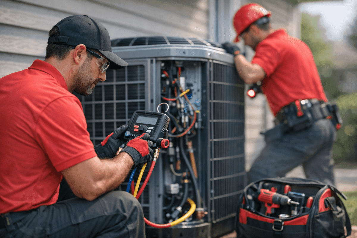 AC Maintenance service by GV Heating & Cooling