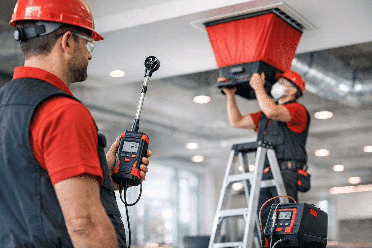 Air Balancing service by GV Heating & Cooling