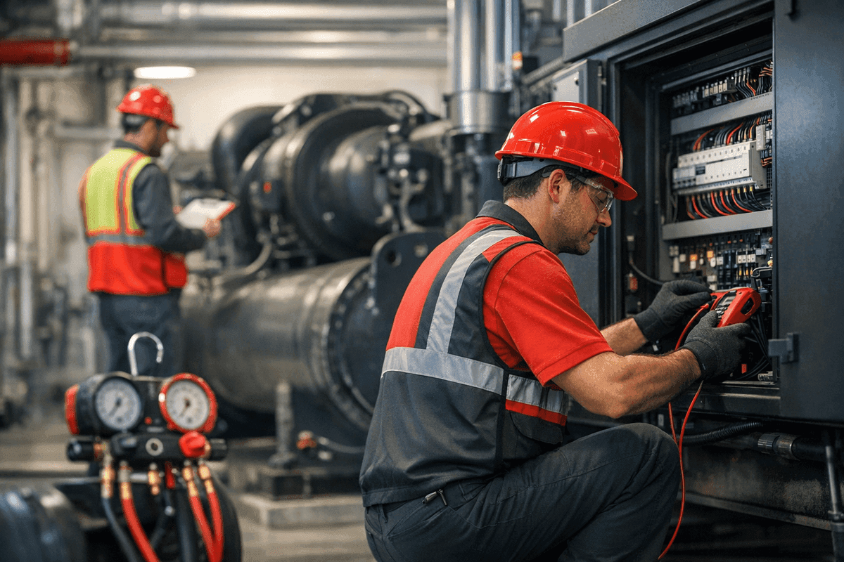 Chiller Systems service by GV Heating & Cooling