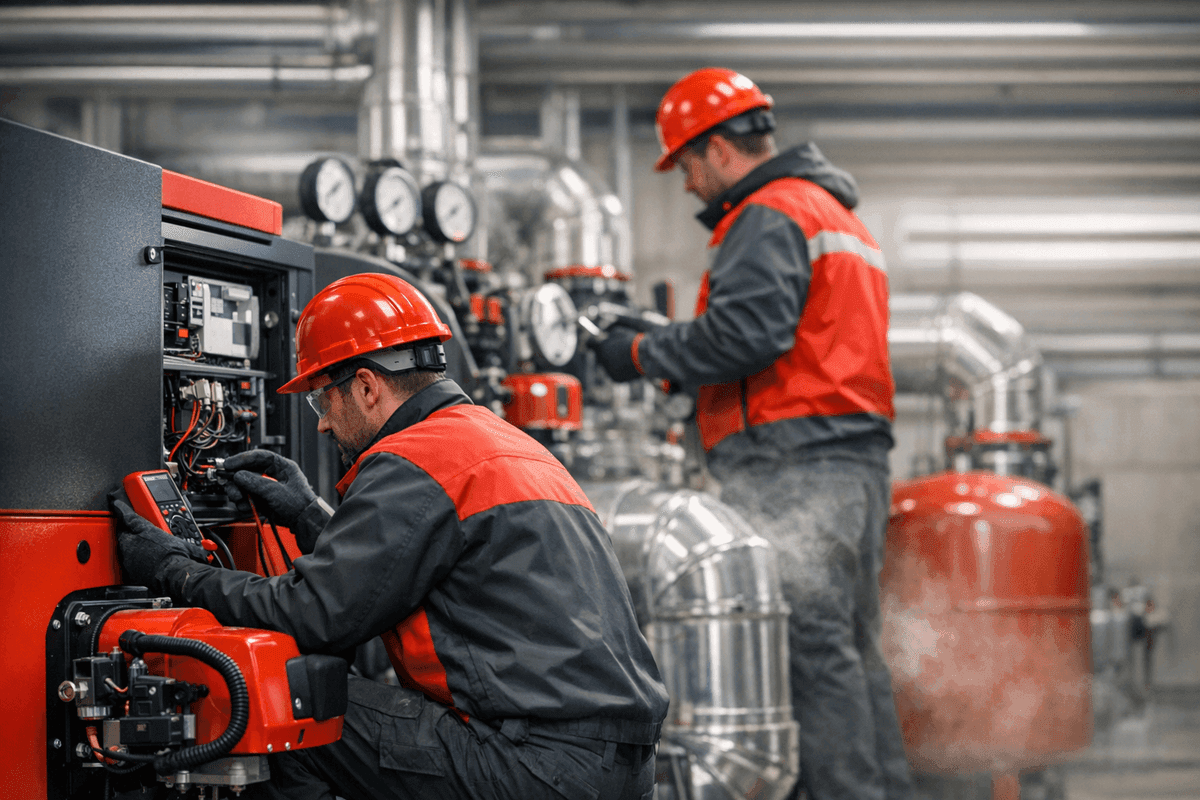 Commercial Boilers service by GV Heating & Cooling