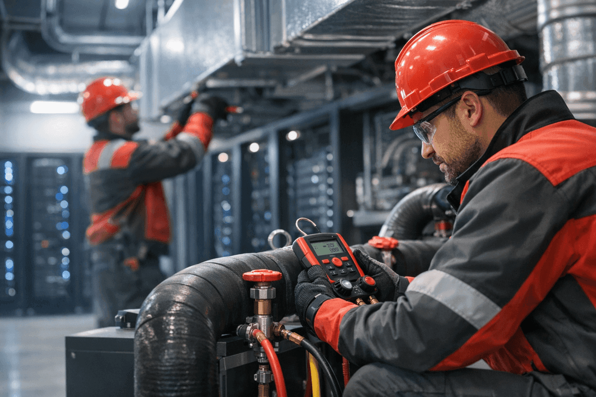 Data Center Cooling service by GV Heating & Cooling