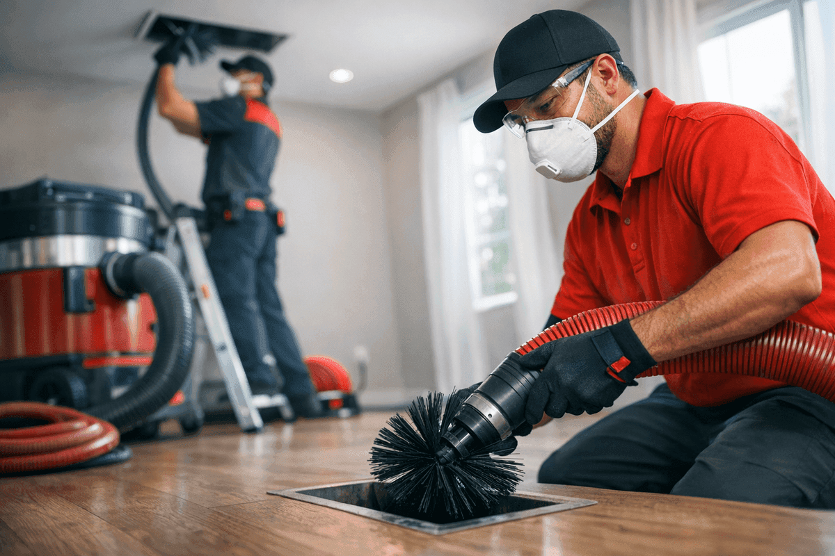 Duct Cleaning service by GV Heating & Cooling