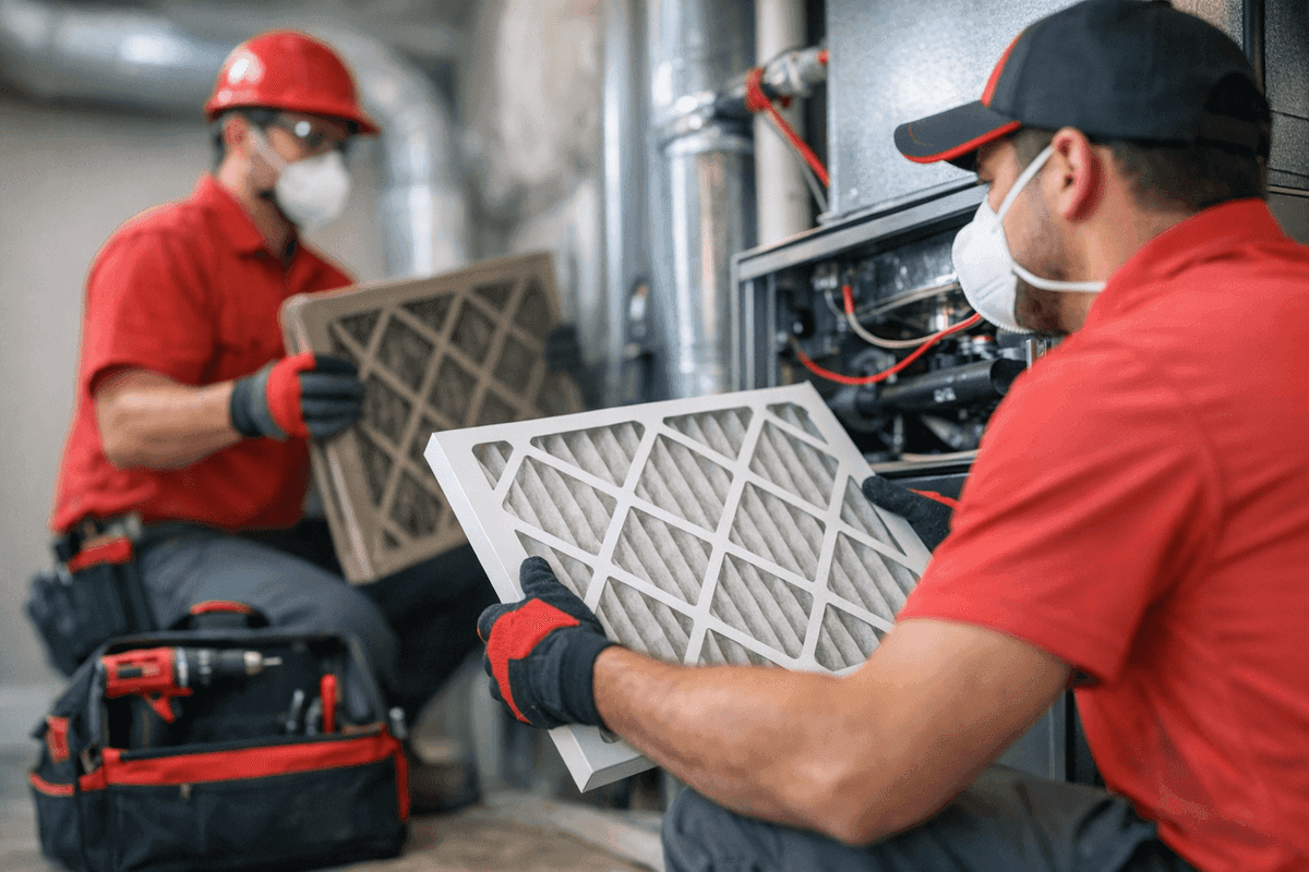 Filters service by GV Heating & Cooling