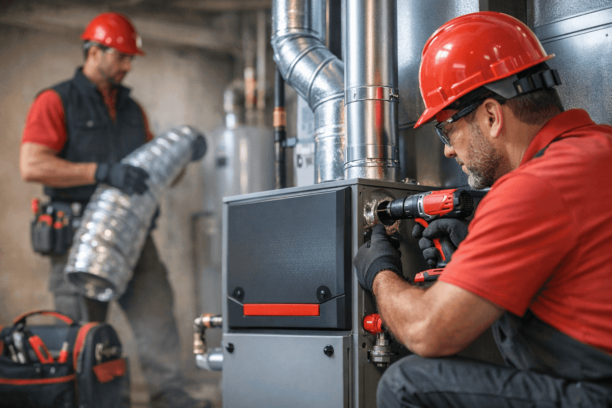 Furnace Installation service by GV Heating & Cooling