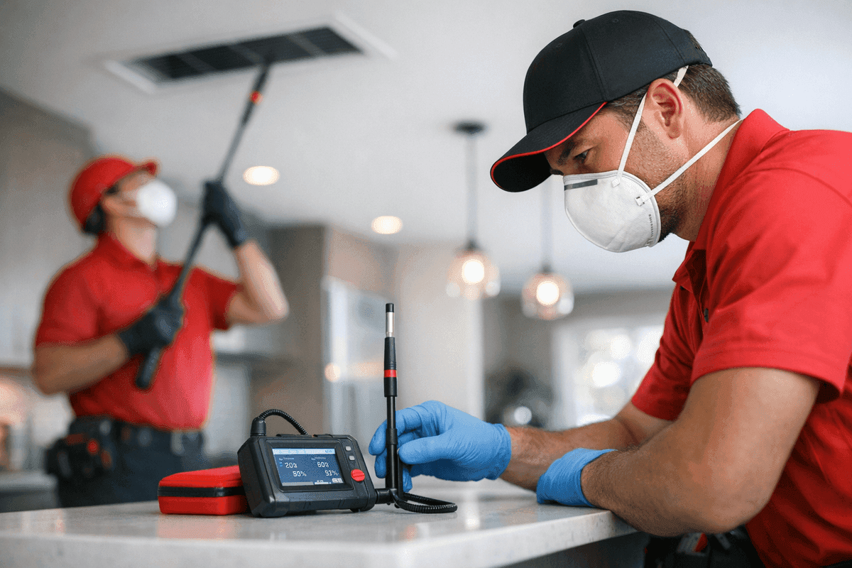 IAQ Testing service by GV Heating & Cooling