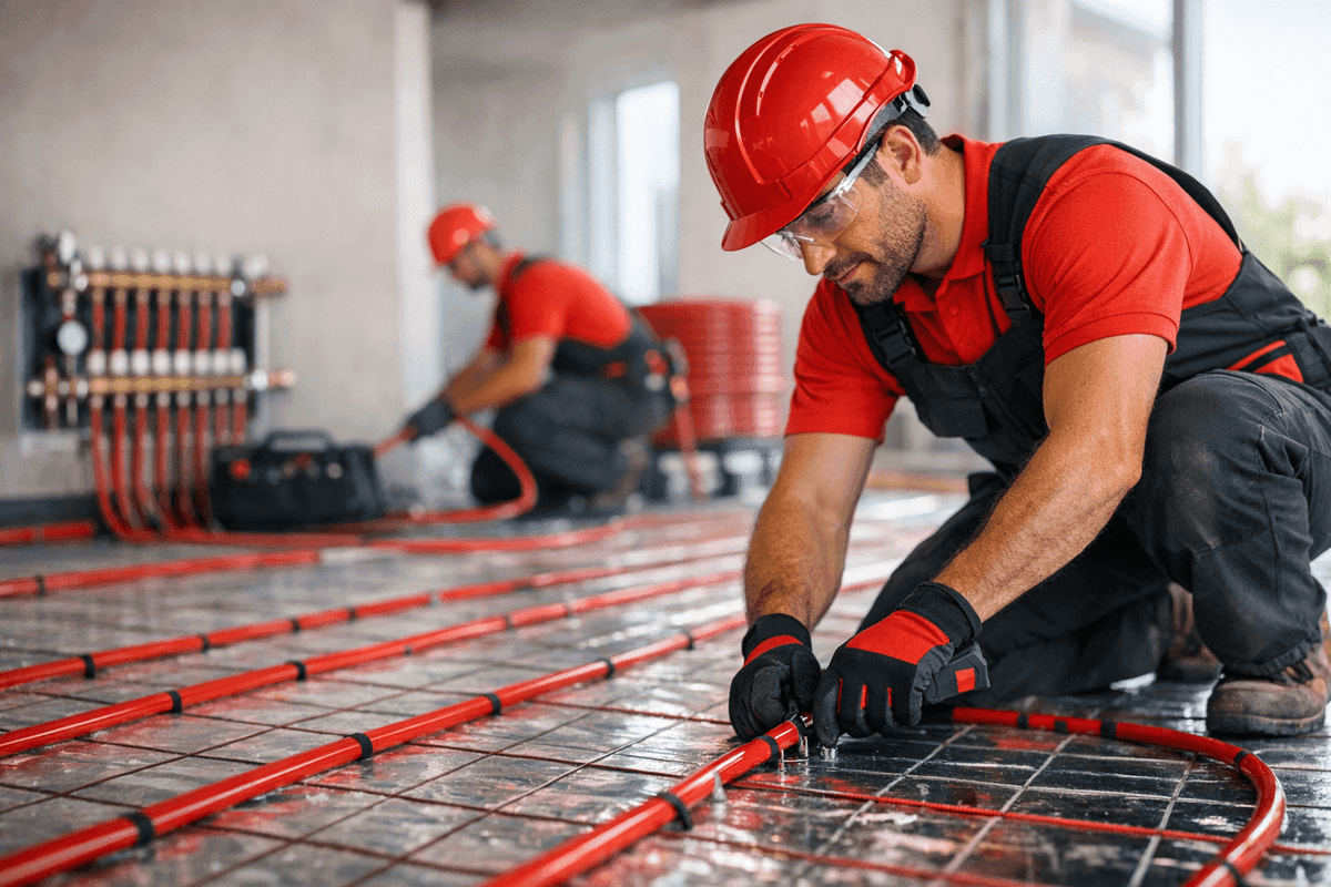 Radiant Heating service by GV Heating & Cooling